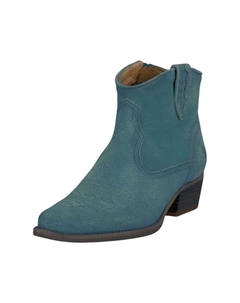 Замшевые ботильоны, голубой Felmini