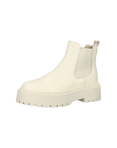 Кожаные ботильоны, цвет bone Steve madden