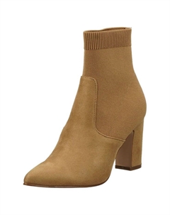 Текстильные ботильоны, коричневый Steve madden