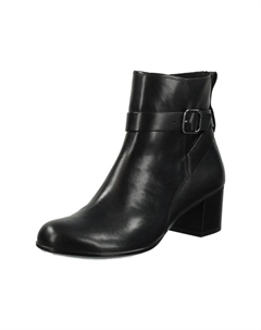 Кожаные ботильоны, черный Ecco