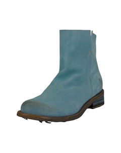 Замшевые ботильоны, голубой Felmini