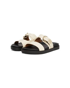 Кожаные мюли, цвет muslin Tommy hilfiger