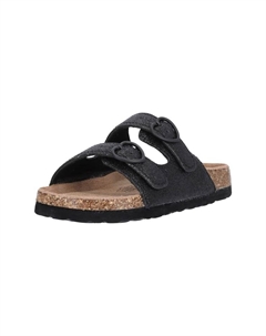 Сандалии Messina из высококачественных натуральных материалов, черный Zigzag