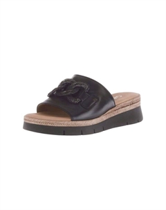 Мюли из кожи наппа, черный Gabor