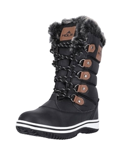 Зимние ботинки Enfield с модной отделкой из искусственного меха, черный Mols