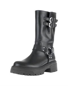 Ботинки из гладкой кожи, черный Gabor