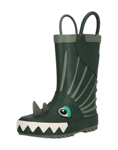 Резиновые сапоги Rook уникального дизайна с надеванием, зеленый Zigzag