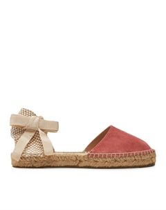 Эспадрильи Manebi Hamptons Flat Valenciana Espadrilles R 7.0, вишневый/бордовый