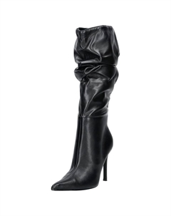 Женские сапоги из искусственной кожи на высоком каблуке, черный Steve madden