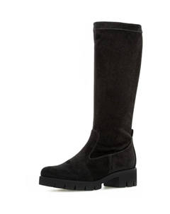 Сапоги на блочном каблуке, черный Gabor