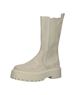 Женские сапоги челси замшевые, бежевый Steve madden