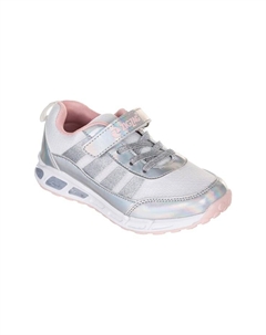 Кроссовки Loopin с мигающей светодиодной подошвой, серебряный Zigzag