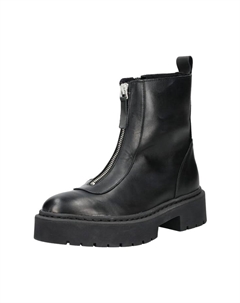 Кожаные ботильоны, черный Steve madden