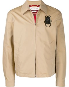 Alexander mcqueen куртка с аппликацией 46 нейтральные цвета Alexander mcqueen