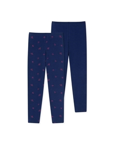 Леггинсы 95/5 органический хлопок, синий Schiesser