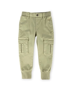 Брюки из габардина Happy Crocodile для детей, зеленый Sigikid