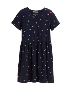 Платье-Рубашка с круглым вырезом для детей, синий Tom tailor