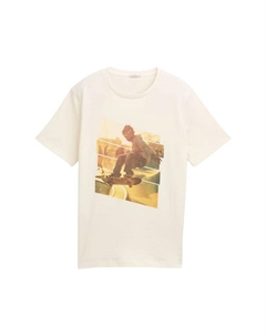 Футболка хлопковая детская, белый Tom tailor