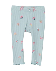 Леггинсы с ребристыми воланами для младенцев и малышей, зеленый S.oliver