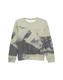 Свитшот с удобным поясом для детей, зеленый S.oliver