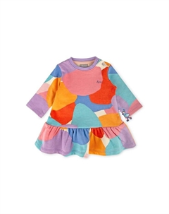 Платье-Толстовка с длинными рукавами и принтом «Дикий фламинго» для младенцев и малышей, цвет bunt Sigikid