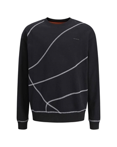 Пуловер conxtgen свитшот, черный Jack & jones