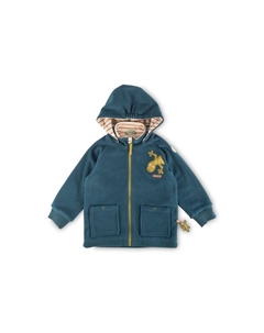 Флисовая куртка «Добро пожаловать в джунгли» для детей, синий Sigikid