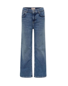 Джинсы свободного кроя с пятью карманами для детей, синий Only
