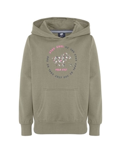 Толстовка с капюшоном и узорчатым логотипом, цвет 18-0514 mulled basil Polo sylt