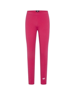 Леггинсы в базовом стиле с логотипом, цвет 18-1754 raspberry Polo sylt