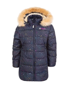 Стеганая куртка Astrid со съемным капюшоном, синий Zigzag