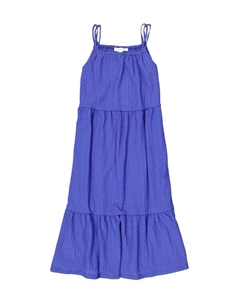 Платье с воланами на узких бретелях для детей, синий Garcia