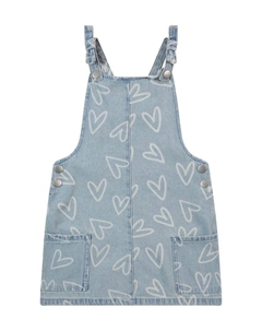 Джинсовое платье хлопок для детей, синий Manguun