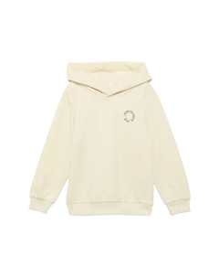 Толстовка с капюшоном и ребристыми манжетами для детей, белый S.oliver