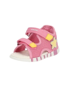 Сандалии из искусственной кожи/сетки, розовый Geox