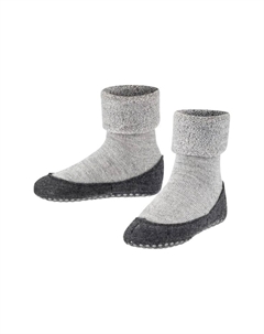 Мини-Тапочки Cosyshoe из мериносовой шерсти нескользящие для детей, серый Falke