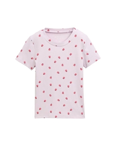 Футболка с круглым вырезом для детей, розовый Tom tailor
