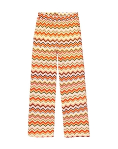 Тканевые брюки с эластичным поясом для детей, цвет 6095 manderine Garcia