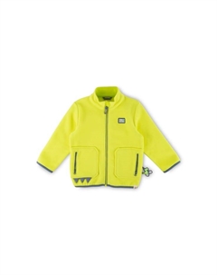 Спортивная куртка из флиса с изображением динозавра для детей, желтый Sigikid