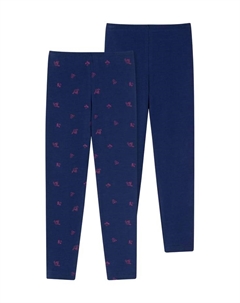 Леггинсы 95/5 2 пары эластичный пояс для детей, цвет 909 sortiert 3 Schiesser