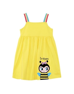 Платье пчелы счастливое, желтый Denokids