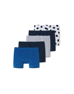 Ретро шорты 5 пар базовые детские, цвет mix 2 Schiesser