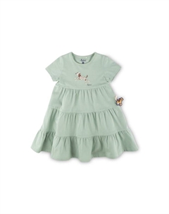 Забавное собачье платье для детей, зеленый Sigikid