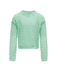Вязаный свитер донна пуловер, зеленый Kidsonly