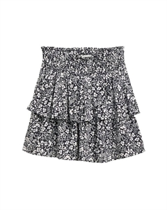 Юбка многоярусная с эластичным поясом для детей, белый Tom tailor