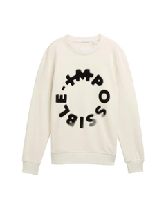 Детская хлопковая толстовка, белый Tom tailor