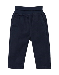Брюки из ткани с эластичным поясом и карманами для младенцев и детей ясельного возраста, синий S.oliver
