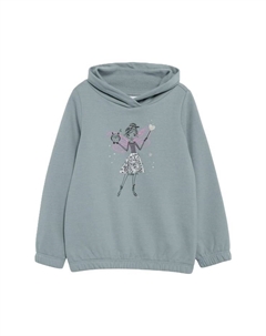 Детская толстовка с воротником-шалью, синий S.oliver