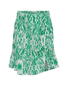 Юбка многоярусная с воланом для детей, зеленый Only