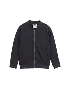 Детская толстовка с воротником-стойкой, серый Tom tailor